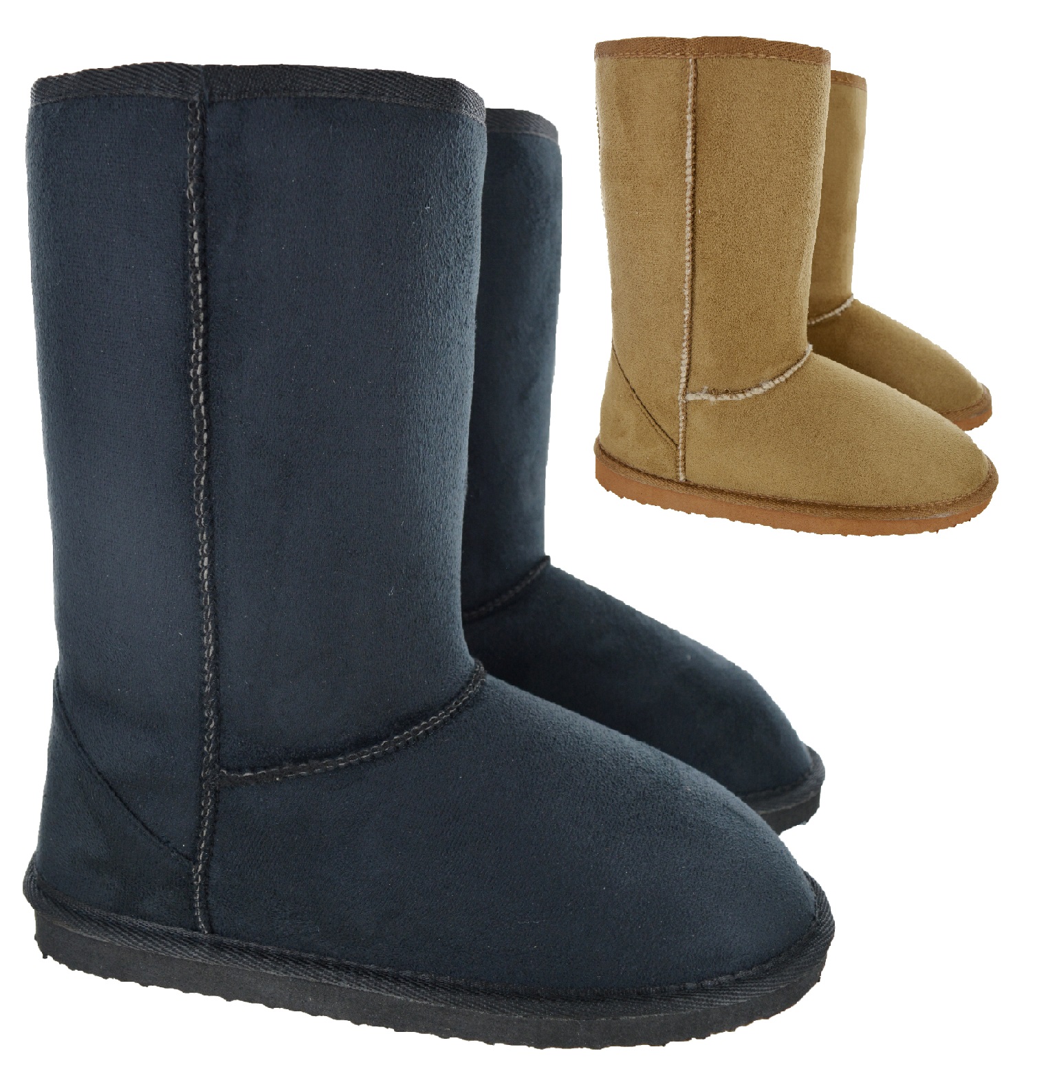 black calf hugging boots